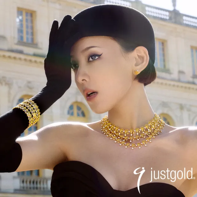 【Just Gold 鎮金店】雋藝 Linea 黃金戒指