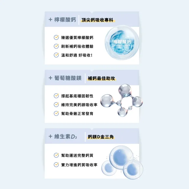 【Wedar 薇達】檸檬酸鈣 4盒組(150顆/盒.高利用率.葡萄糖酸鎂.維生素D)