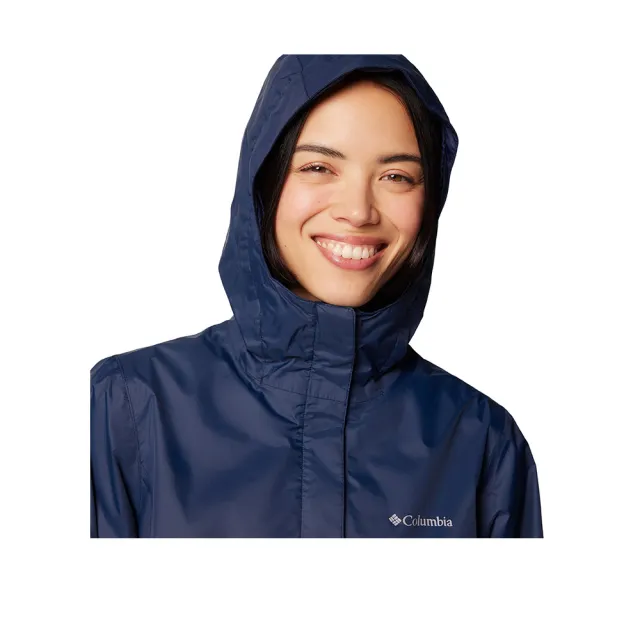 【Columbia 哥倫比亞】女款-OT防水外套-Arcadia™ II Jacket-深藍色(URR24360NY/KS)