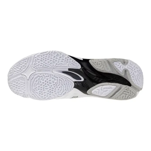 【MIZUNO 美津濃】Wave Lightning Elite Wide 男 排球鞋 寬楦 白(V1GA260151)