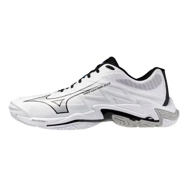 【MIZUNO 美津濃】Wave Lightning Elite Wide 男 排球鞋 寬楦 白(V1GA260151)