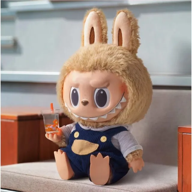 POP MART 泡泡瑪特LABUBU Time to Chill 初代 公仔   全新搪膠毛絨公仔