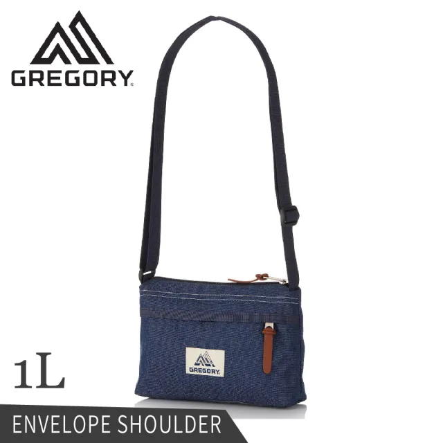 【Gregory】1L ENVELOPE SHOULDER斜背包《天絲丹寧》125406/側背包/腰包/休閒包