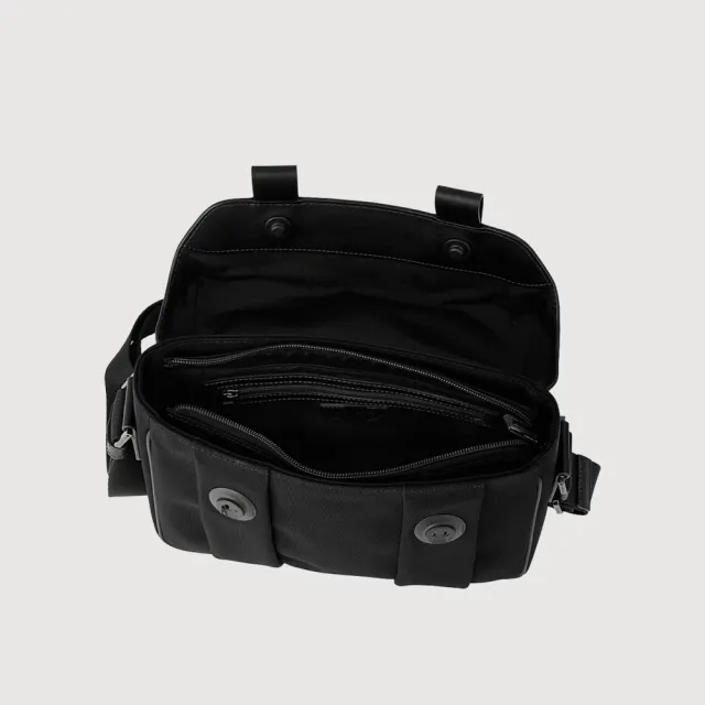 【BRAUN BUFFEL 德國小金牛】馬可-A 橫式斜背包-多色任選(BF587-62-BK/DB) 男包送禮推薦