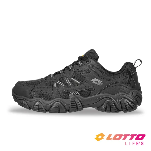 【LOTTO】男 REX2 靜態防水登山踏青鞋(曜石黑-LT6AMO5860)