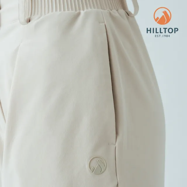 【Hilltop 山頂鳥】抗UV吸濕快乾彈性短褲 女款 卡其|PS09XF78ECN0