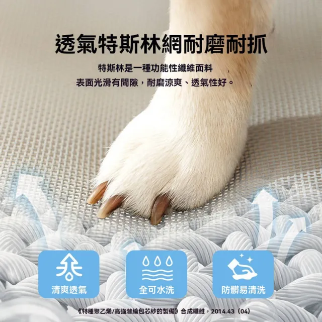 狗窩 狗狗行軍床 中大小型犬狗床 寵物離地床 寵物床 （四季通用 夏季可拆洗 66*45*18cm） LWJ