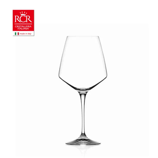 【RCR】義大利原裝 Aria 頂級無鉛水晶 大紅酒杯/勃根地杯 790ml 雙入禮盒