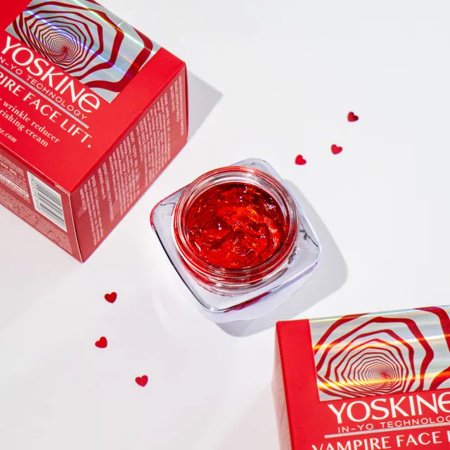 【YOSKINE】龍血紅素夜間抗老面霜50ml 10%菸鹼醯胺 龍血脂 官方正貨 買一送一(精華乳霜面膜三合一)