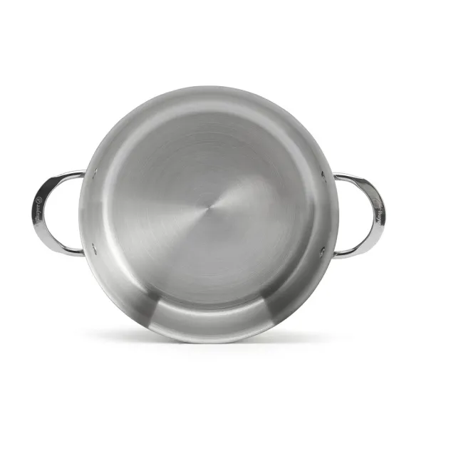 【de Buyer 畢耶】Alchimy系列 3層複合不鏽鋼雙耳主廚鍋24cm-適用IH爐(不含鍋蓋)