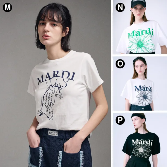 【MARDI MERCREDI】印花短TEE 多色 經典小雛菊 TSHIRT FLOWERMARDI / UNIV