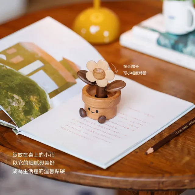 超微米 可愛擺件裝飾 創意治愈系解壓禮物 木質辦公桌面擺飾 送朋友 情緒穩定神器