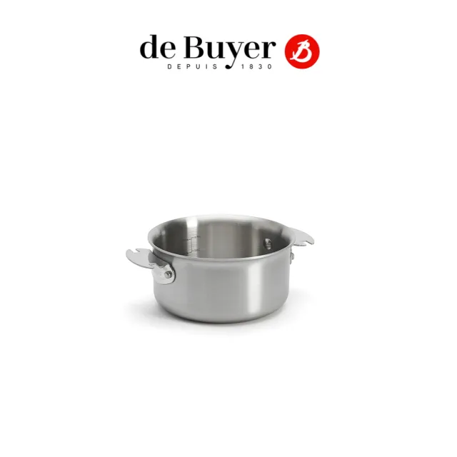 【de Buyer 畢耶】LOQY活動柄系列 Alchimy3層複合不鏽鋼調理鍋14cm-適用IH爐(握柄另購)