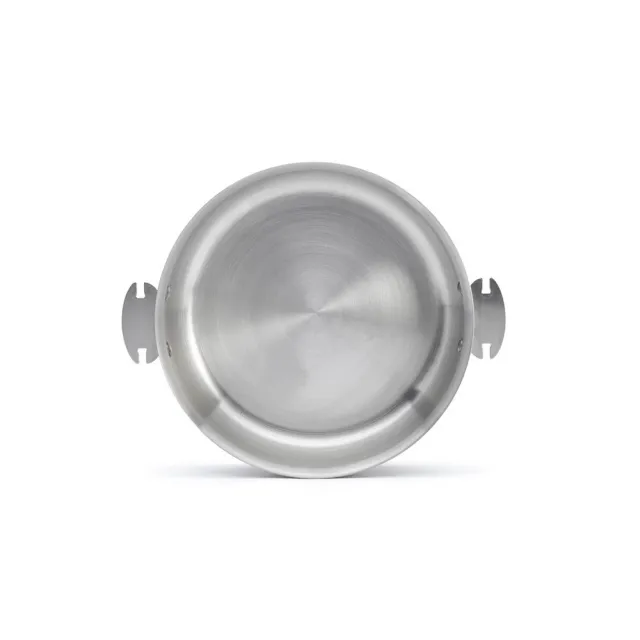 【de Buyer 畢耶】LOQY活動柄系列 Alchimy3層複合不鏽鋼主廚鍋24cm-適用IH爐(握柄另購)