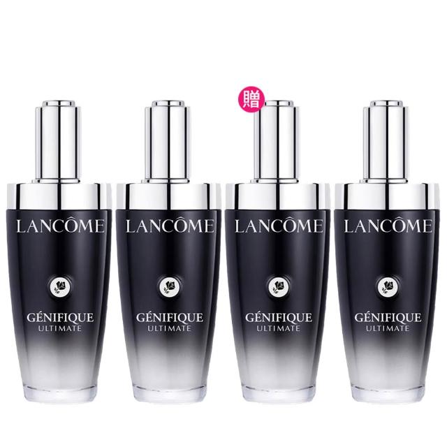 【LANCOME 蘭蔻】買2送2 加大版 超極限肌因賦活露 100ml(新小黑瓶/國際航空版)