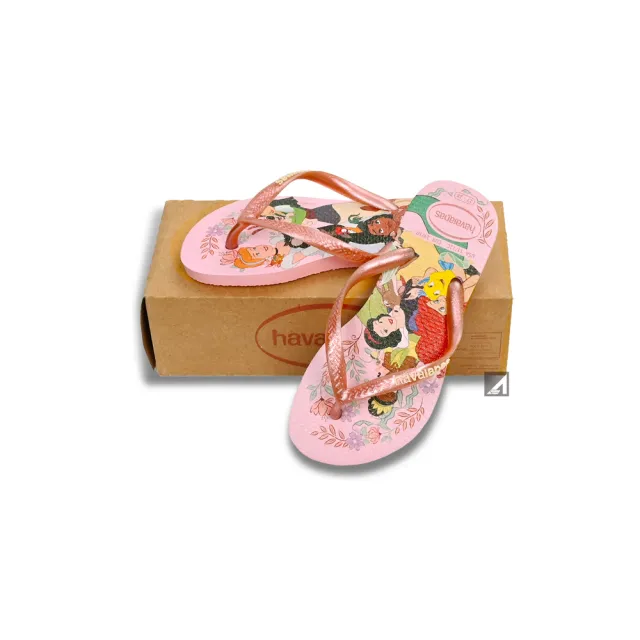 【havaianas 哈瓦仕】兒童拖鞋 女童 男童 艾莎Elsa 安娜 公主拖鞋 花木蘭 小美人魚 人字拖 兒童夾腳拖
