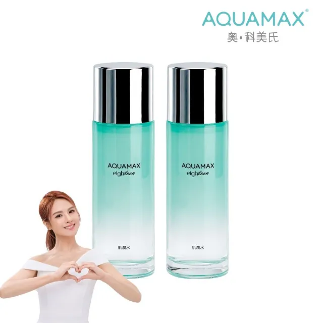 【AQUAMAX 奧科美氏】買1送1★泌雪18玻尿酸保濕肌潤水100ml(積雪草植泌體/三胜月太/化妝水)