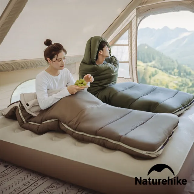 【Naturehike】U250全開式保暖睡袋 MSD07(台灣總代理公司貨)