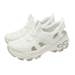 【SKECHERS】涼拖鞋 D Lite Max Slip-Ins 女鞋 米白 支撐 緩震 舒華著用款 180397OFWT
