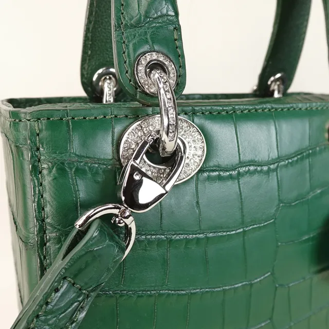 【M2nd】珍稀鱷魚腹皮手提斜背黛妃包(Y0019D)