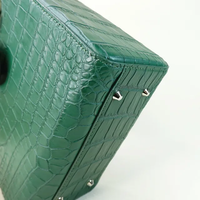 【M2nd】珍稀鱷魚腹皮手提斜背黛妃包(Y0019D)