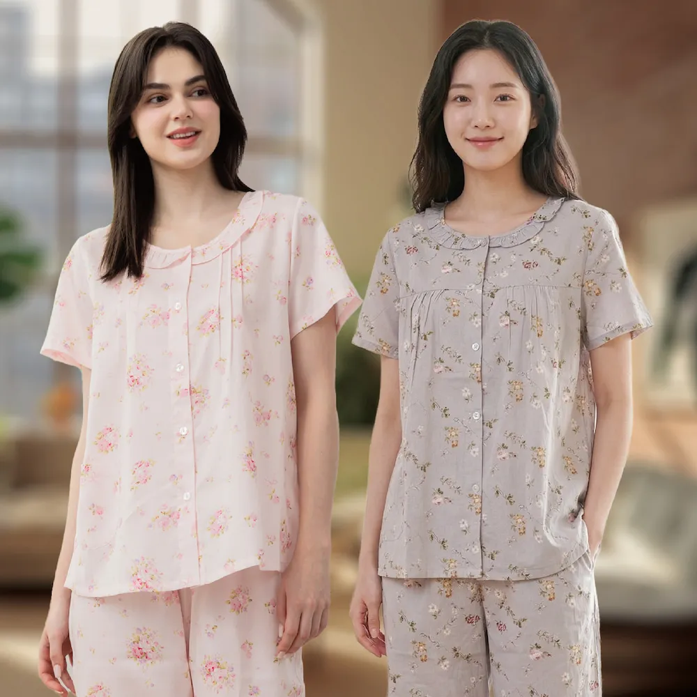 【La Felino 羅絲美】官方授權  Hello Kitty-La Felino 100%棉短長袖裙裝/褲裝(多款任選)