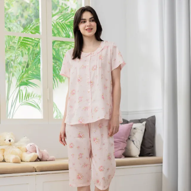 【La Felino 羅絲美】官方授權  Hello Kitty-La Felino 100%棉短長袖裙裝/褲裝(多款任選)