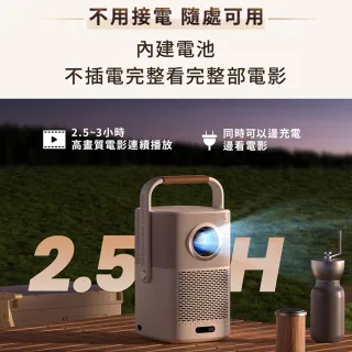 【YABER】金沙 T2 GTV 隨身投影機 旗艦款 1080P 550ANSI JBL GoogleTV 自動對焦 自動避障 露營投影機