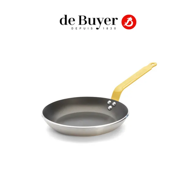 【de Buyer 畢耶】『CHOC系列』超耐用加厚平底不沾鍋24cm(5色任選)