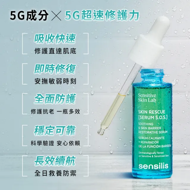 【sensilis 森思黎絲】買一送一★買AR抗老水凝霜50ml送SOS修護精華15ml