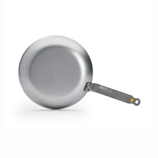 【de Buyer 畢耶】原礦蜂蠟鐵鍋 傳統單柄早餐鍋28cm-適用IH爐