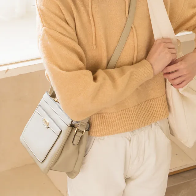 【CHENSON】雙11 超值2入組★中型斜背包+小型斜背包(CG84921-E+CG85718-E)