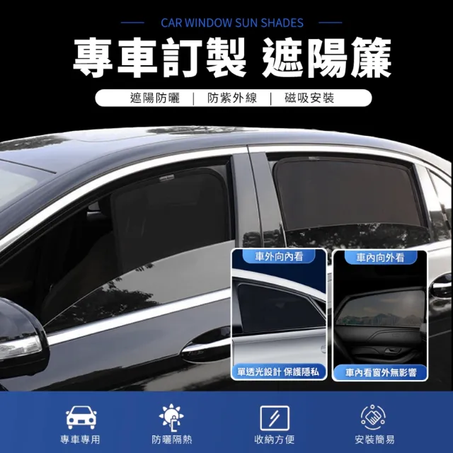 【KT BIKER】NX 22-26 全車遮陽簾組(遮陽簾 磁吸式 NX遮陽簾 隔熱 LEXUS 車用遮陽簾)