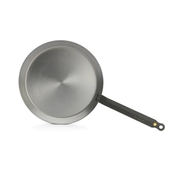 【de Buyer 畢耶】原礦蜂蠟鐵鍋 傳統單柄可麗餅鍋30cm-適用IH爐