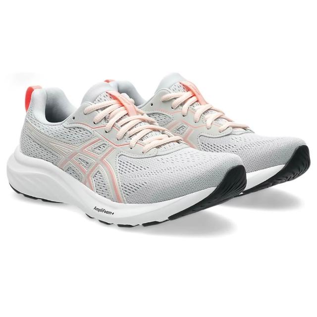 【asics 亞瑟士】慢跑鞋 女鞋 運動鞋 緩震 寬楦 GEL-CONTEND 9 灰 1012B678-022
