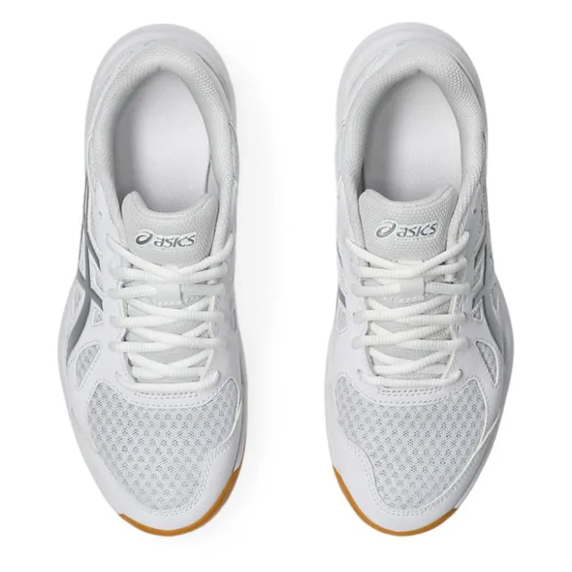 【asics 亞瑟士】排球鞋 羽球鞋 女鞋 匹克球 運動鞋 UPCOURT 6 白 1072A107-100