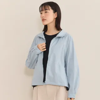 【a la sha】造型抽繩領舒適長袖外套