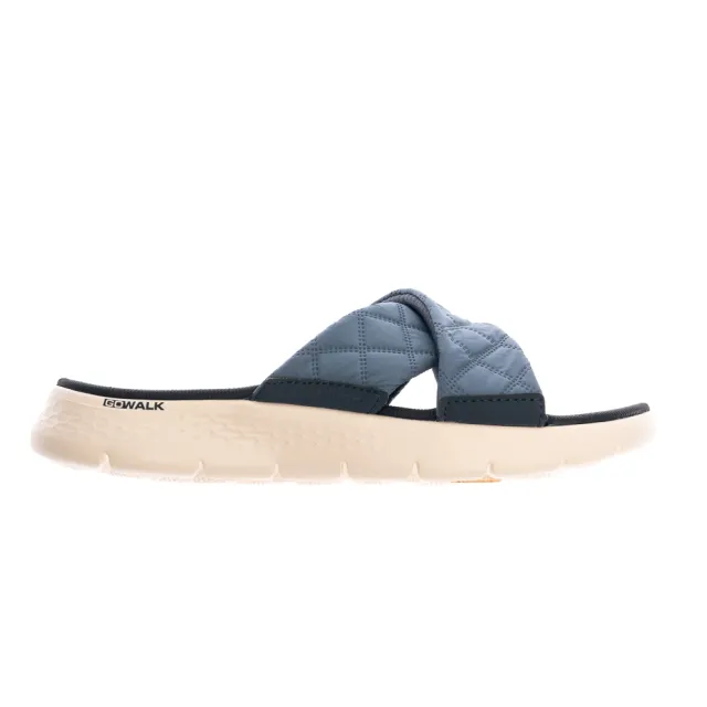 【SKECHERS】女鞋 健走系列 涼拖鞋 涼鞋 拖鞋 GO WALK FLEX SANDAL - COZY FIT (141536NVY)