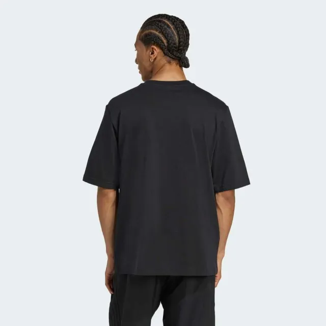 【adidas 愛迪達】Graphic Os Ss T 男 T恤 運動上衣 休閒短袖 黑 亞版 純棉(JV7569)