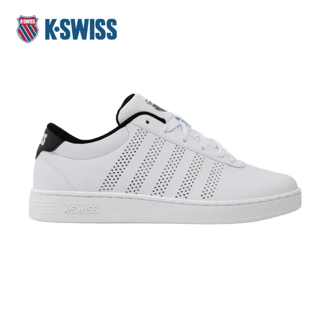 【K-SWISS】經典運動鞋 COURT OPEN PERF  男鞋 白黑色 04775-102-M
