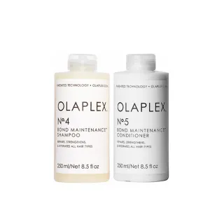 【OLAPLEX 歐啦】4號+5號洗護髮超值組(洗髮乳/潤髮乳/溫和水潤/光滑亮澤/歐拉)