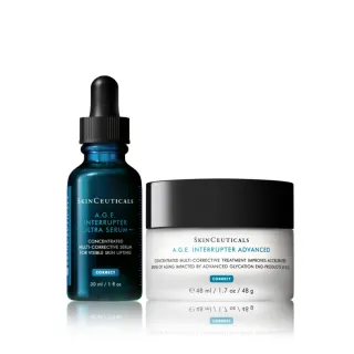 【Skin Ceuticals 修麗可】A.G.E.極效賦活緊緻精華 30ml+AGE普拉斯鏈活膚緊緻霜 48ml