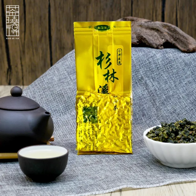 【xiao de tea 茶曉得】杉林溪三層坪雲霧冷淬烏龍茶葉(75gx8包-共1斤)