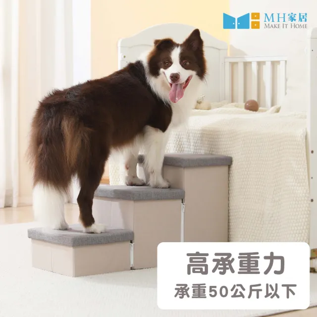 【MH家居PET】柏斯寵物折疊收納階梯-2層款(寵物樓梯)