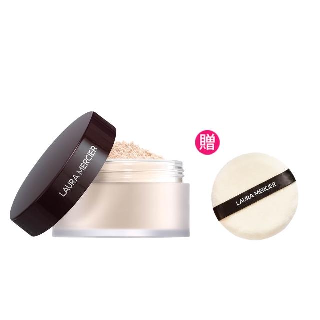 【LAURA MERCIER 蘿拉蜜思】煥顏透明蜜粉29g超殺組(冠軍蜜粉/定妝散粉)