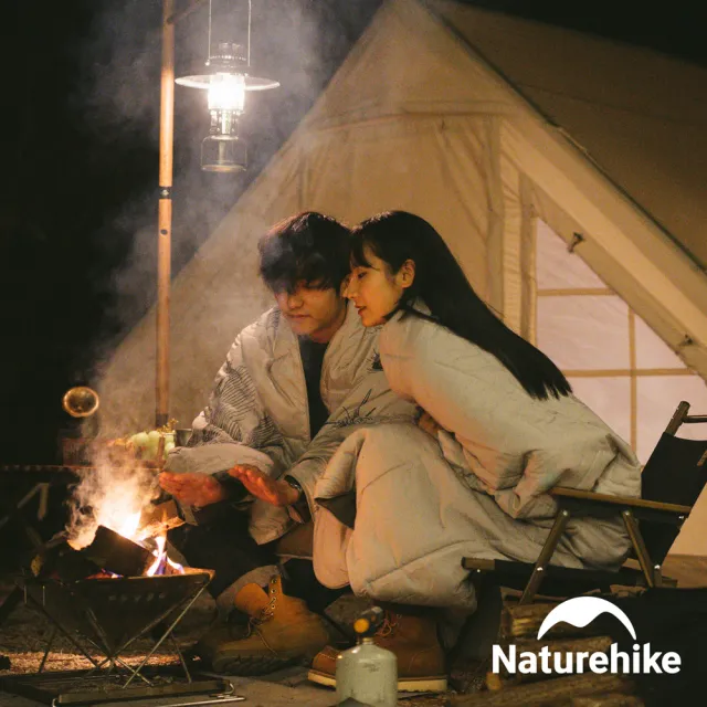 【Naturehike】四季通用加大加厚雙人帶枕睡袋 MSD06 (台灣總代理公司貨)