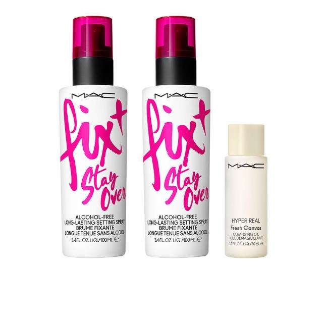 【M.A.C】超持妝零暗沉定妝噴霧2入超值組(超持妝零暗沉定妝噴霧100mlx2)