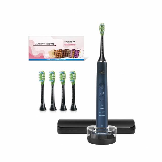 【Philips 飛利浦】Sonicare亮白隨行智能鑽石音波電動牙刷 HX9911/62(藍鑽 )