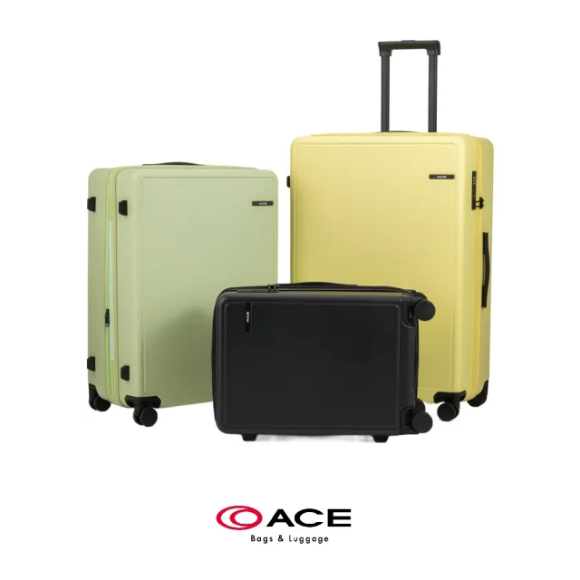 【ACE BAGS＆LUGGAGE】26吋 Beber ACE青春入門款對開可擴充行李箱(多色可選 09132)