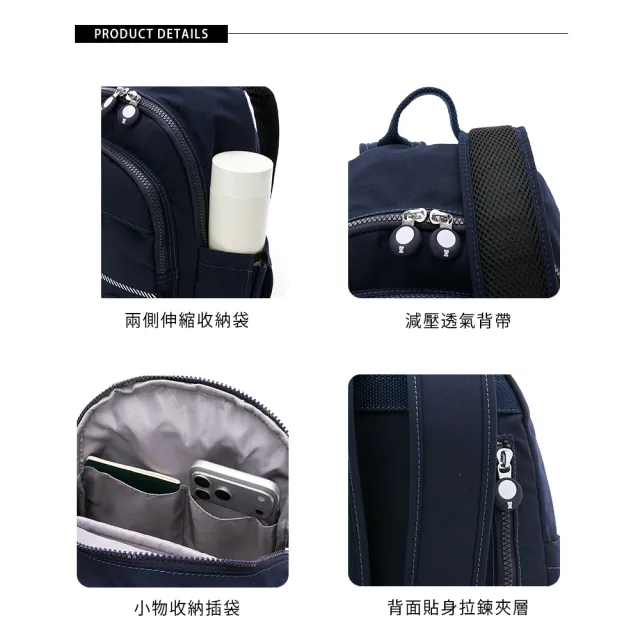 【金安德森】Daily 多功能後背包(都會藍)